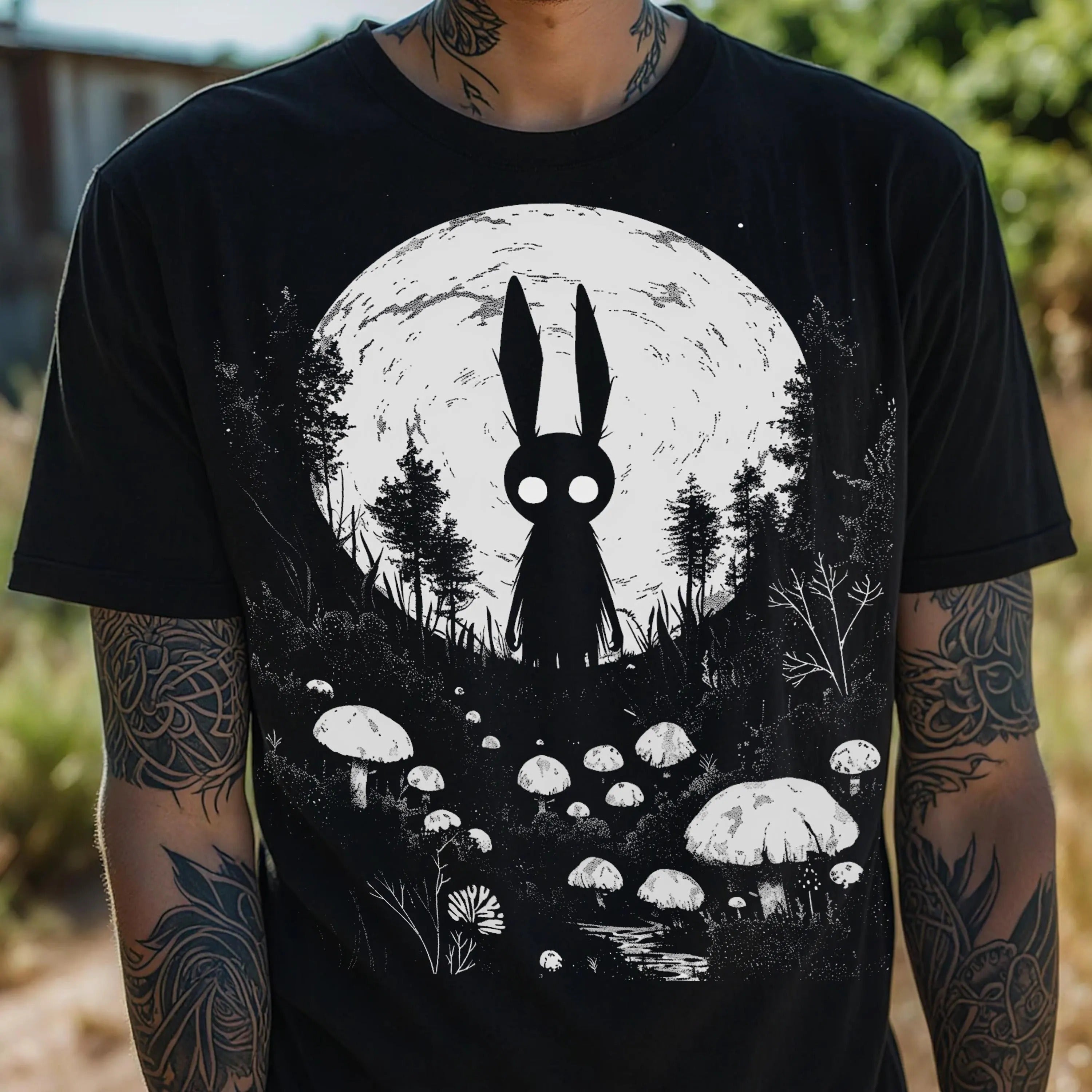 Creepy Bunny Shirt, Trippy Weirdcore Tshirt